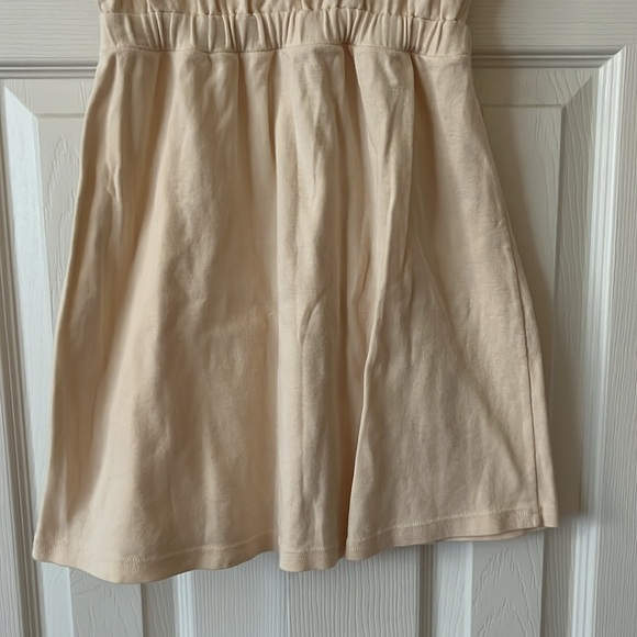 American Apparel Cream/peach Cotton Dress Mini Tanktop High Waisted - Picture 5 of 5